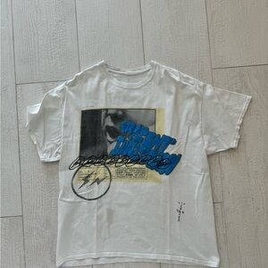 Travis Scott cactus Jack white tee